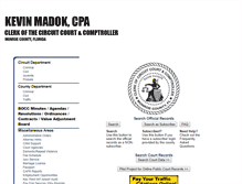 Tablet Screenshot of clerk-of-the-court.com